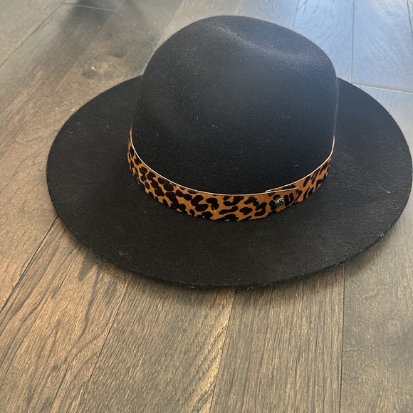 Rag & Bone Wool leopard hat - Picture 2 of 5
